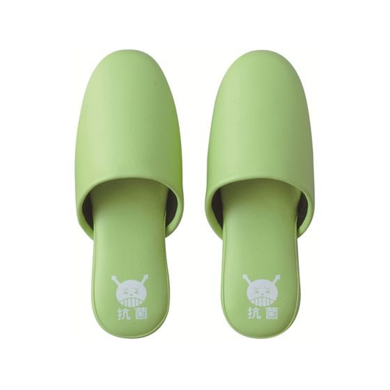 テンダイ 抗菌プリントスリッパ グリーン 567756 1足（ご注文単位1足）【直送品】