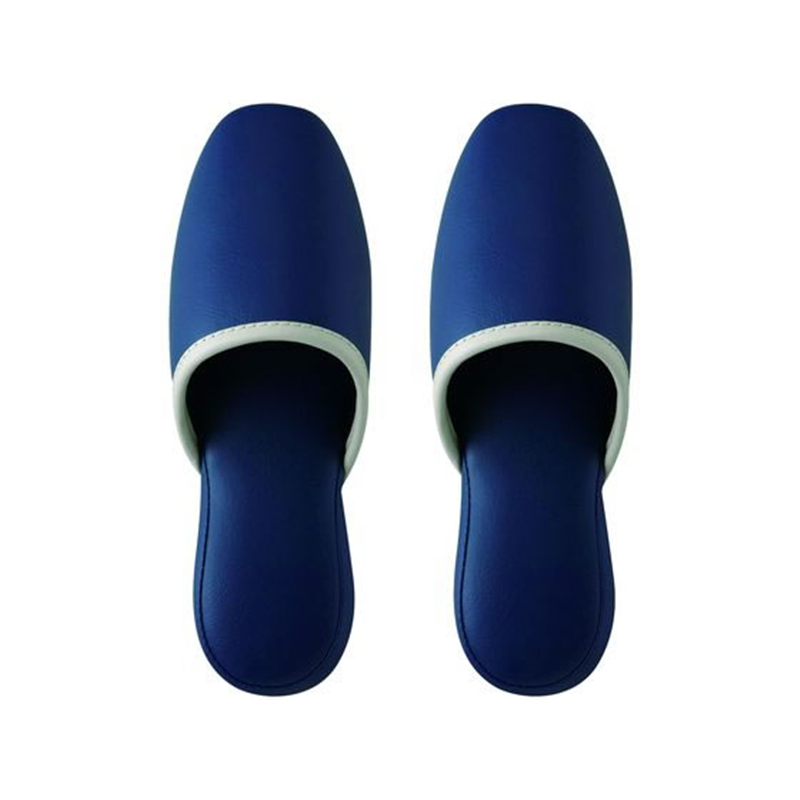 テンダイ ラインビニールスリッパ Lサイズ ネイビー 566278 1足（ご注文単位1足）【直送品】