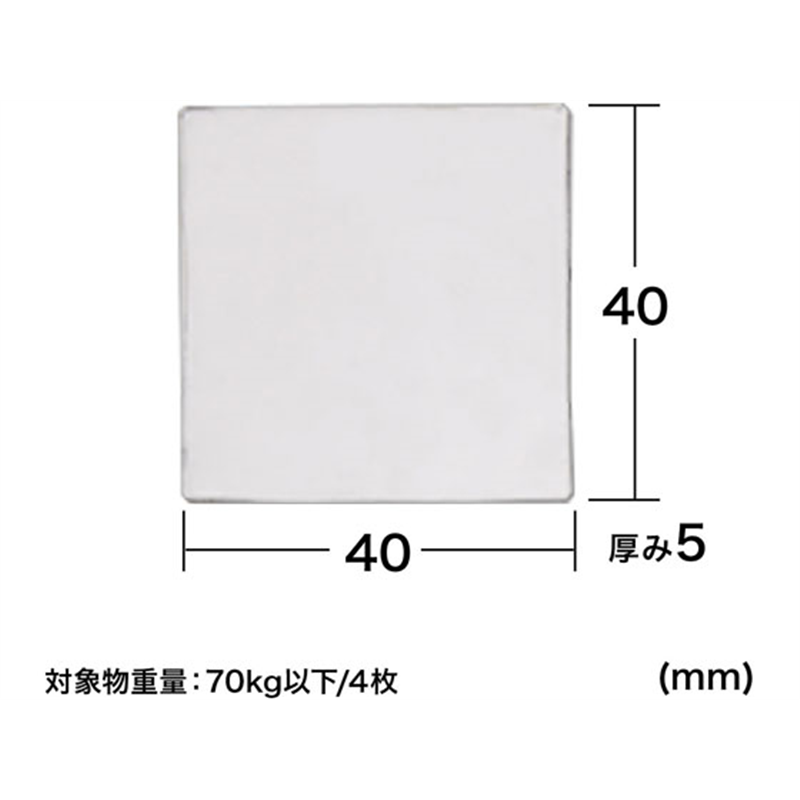 サンワサプライ 透明両面粘着ゴム 非難燃性 クリア 中 QL-75CL 1セット（ご注文単位1セット）【直送品】