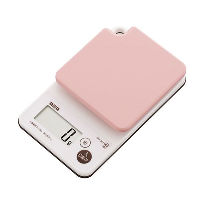 タニタ デジタルクッキングスケール 2kg KW-201 PK ピンク 1個（ご注文単位1個）【直送品】