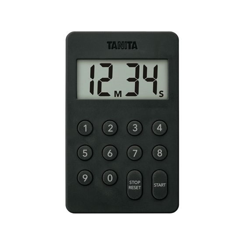 タニタ テンキータイマー TD415BK ブラック 6814721 1個(ご注文単位1個)【直送品】