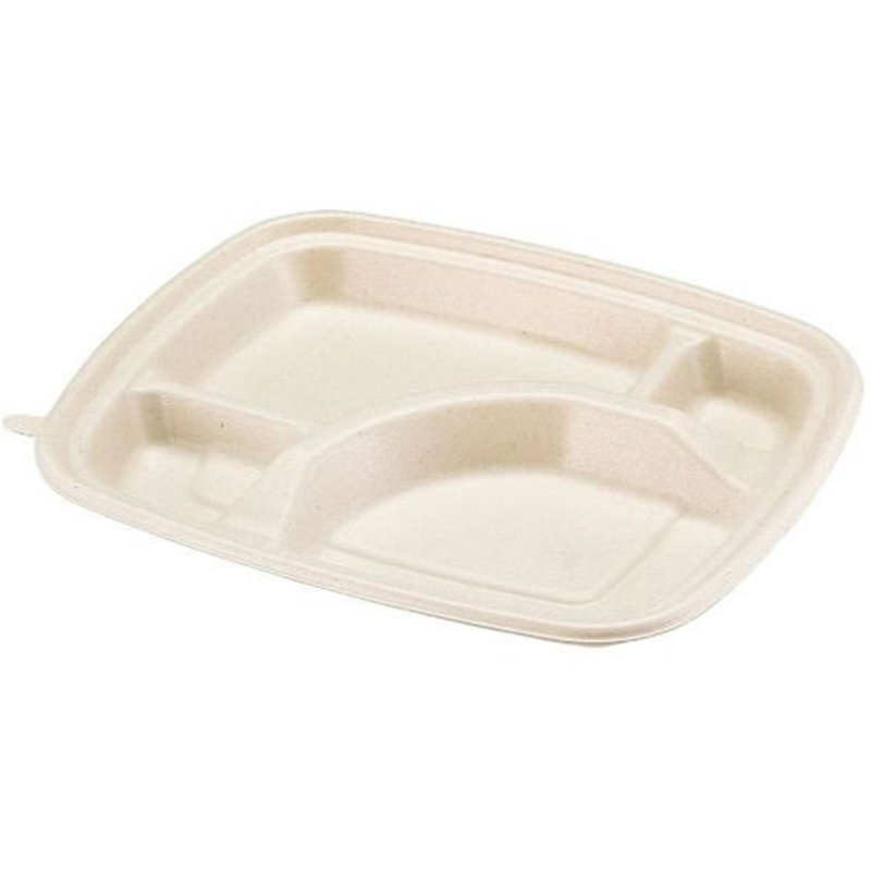 パックスタイル バガス容器 BB弁当 N24-20A ラミ 本体 50枚 1袋（ご注文単位1袋）【直送品】