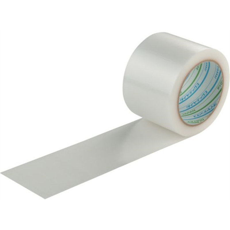 パイオラン 塗装養生用テープ 75mm×25m クリア Y09CL 75MM 1巻（ご注文単位1巻）【直送品】