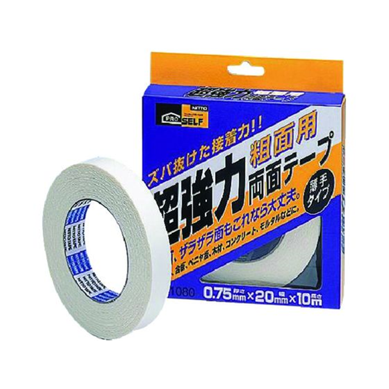 ニトムズ 超強力両面テープ(箱) J1080 1巻（ご注文単位1巻）【直送品】