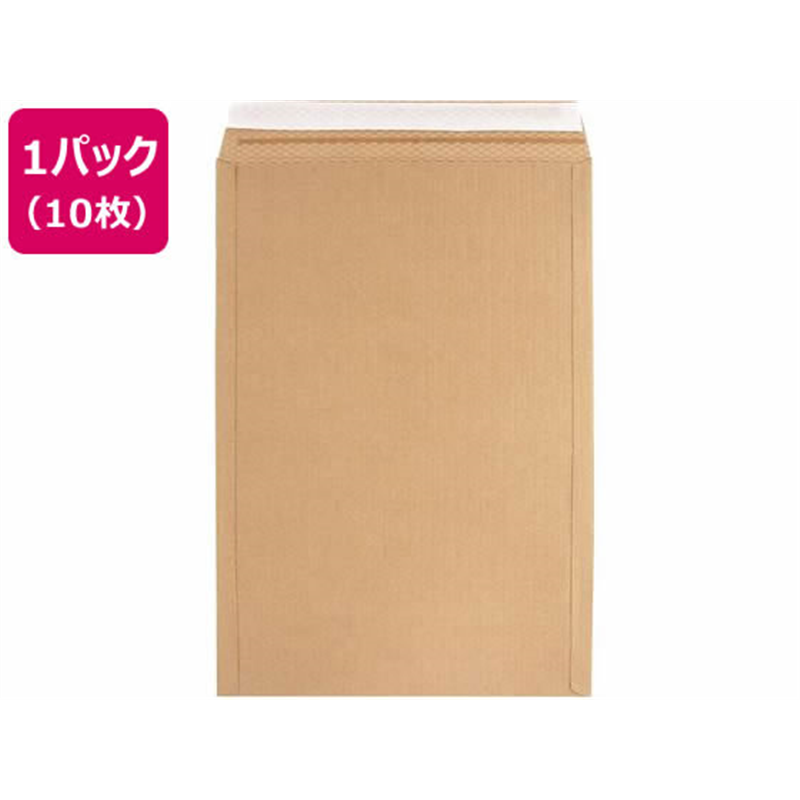 ヘイコー 宅配平袋 クッション付き 320×460 未晒 10枚 4192029 1パック（ご注文単位1パック）【直送品】