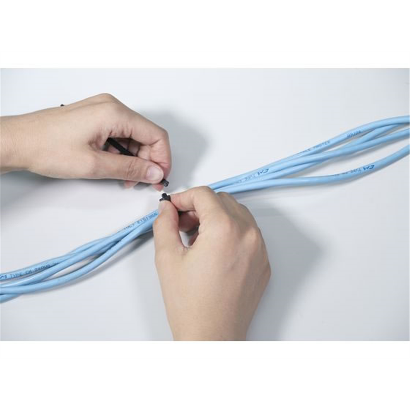 朝日電器 手で切れる結束バンド 102mm 耐候 ブラック 20本 1パック(ご注文単位1パック)【直送品】