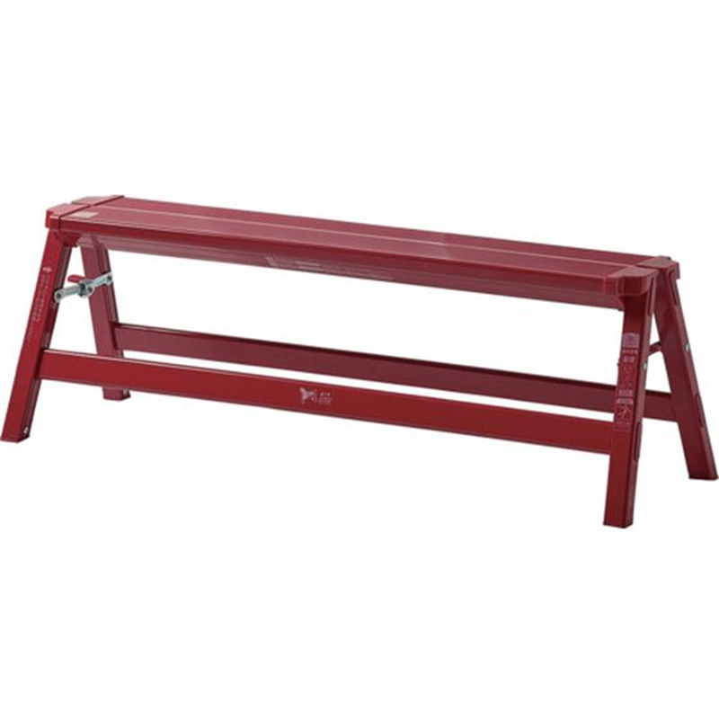天馬 アルミワイド踏み台1段 レッド 812004248 1台(ご注文単位1台)【直送品】