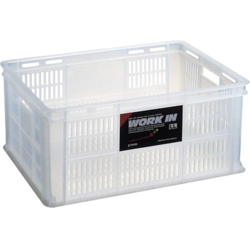天馬 ワーク・イン LL クリア 586×435×256 110001052 1個(ご注文単位1個)【直送品】