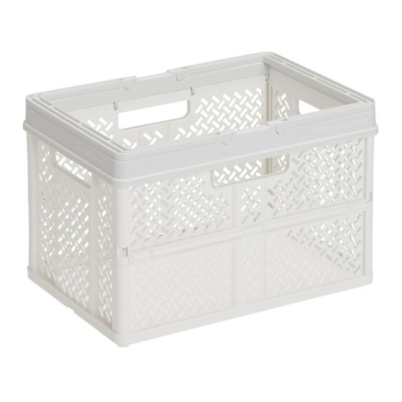 天馬 折りたたみバスケット ハンドル付きM 811000813 1個（ご注文単位1個）【直送品】