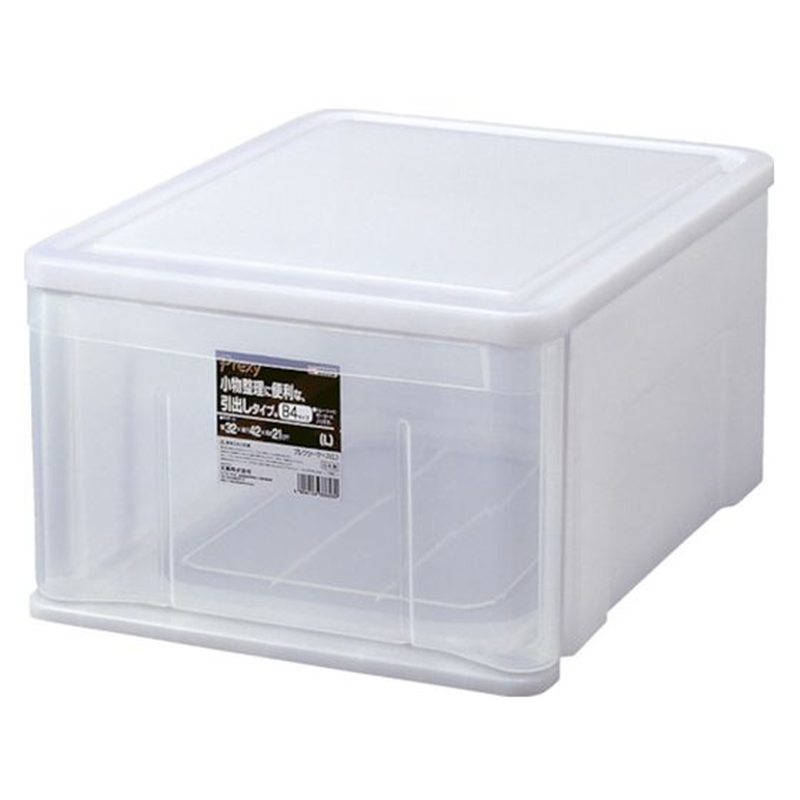 天馬 プレクシーケースL クリアナチュラル 320×420×210 110005856 1個（ご注文単位1個）【直送品】