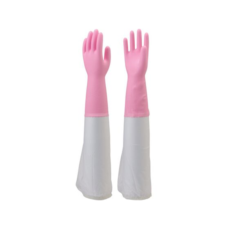 ショーワ 腕カバー付手袋厚手 No140 ピンク Mサイズ NO140-MP 1双(ご注文単位1双)【直送品】