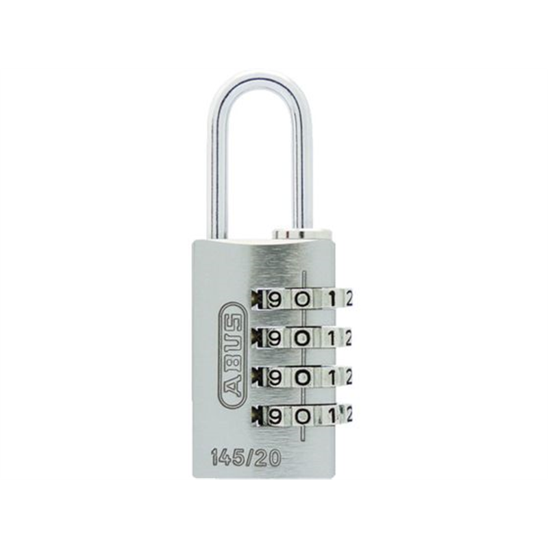 ABUS ナンバー可変式4段ダイヤル南京錠 145-4d 30 SI 1個（ご注文単位1個）【直送品】