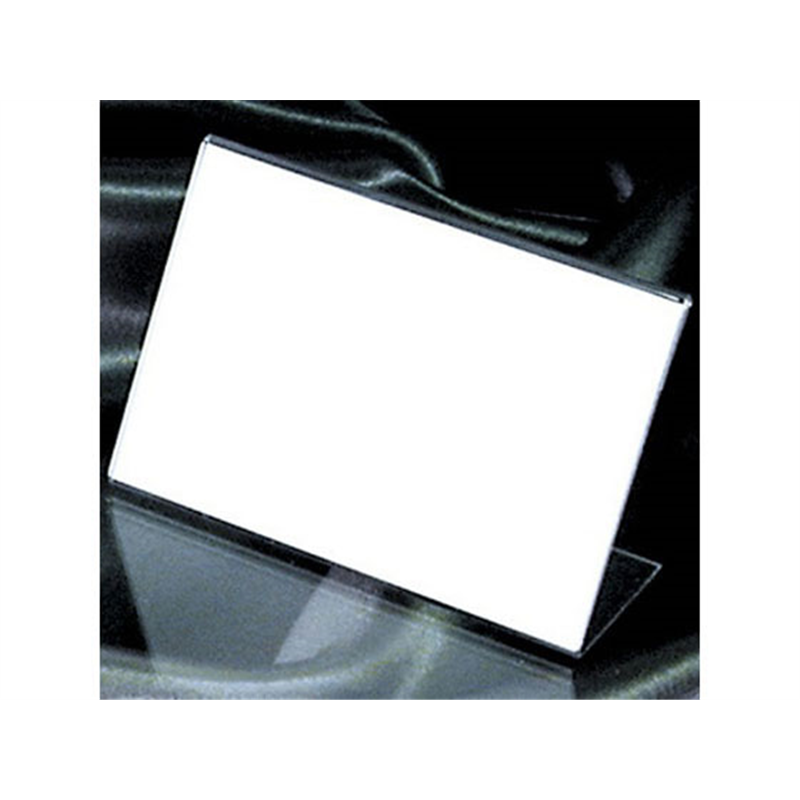 タカ印 カード立 L型 トーメイ・ペット 65×95mm 10個 34-3320 1箱(ご注文単位1箱)【直送品】