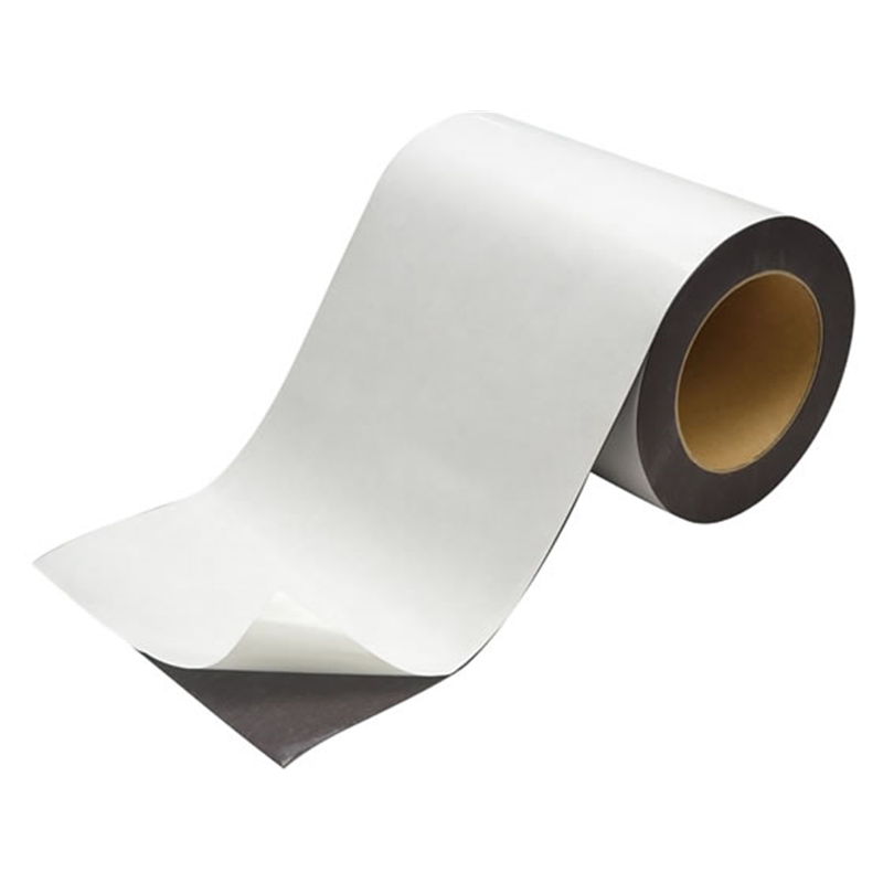 マグエックス マグネット粘着ロール 200幅 0.8mm厚 1巻（ご注文単位1巻）【直送品】