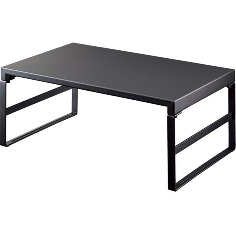 リヒトラブ 机上台 幅390mm ハイタイプ マットブラック A7331-124 1台(ご注文単位1台)【直送品】