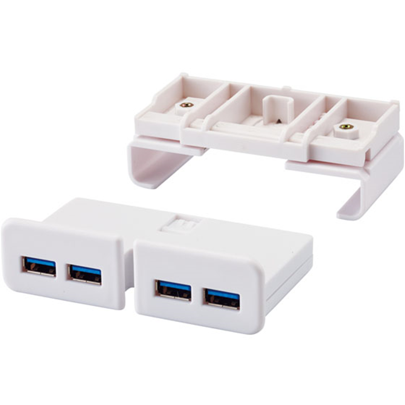 リヒトラブ USB3.0ハブ〈机上台専用〉 A7337-0 1個（ご注文単位1個）【直送品】