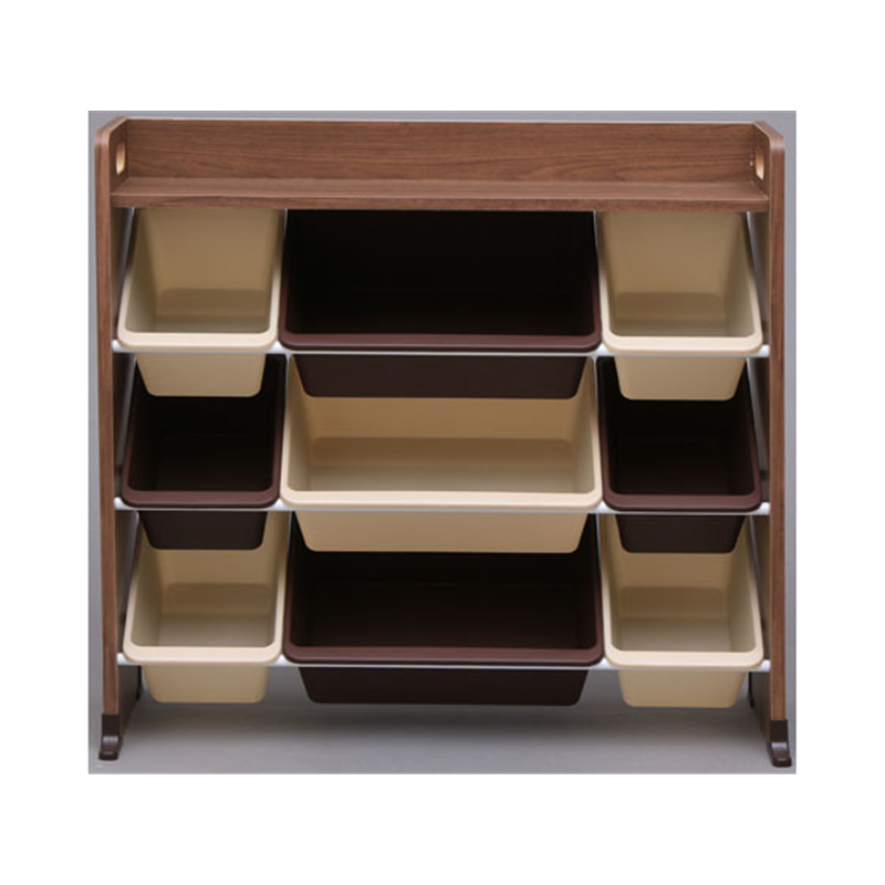 アイリスオーヤマ 天板付キッズトイハウスラック ブラウン TKTHR-39 1台（ご注文単位1台）【直送品】