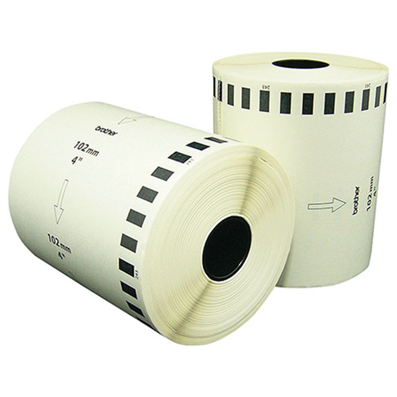 ブラザー 感熱ラベルプリンター 交換用長尺紙テープ 1巻（ご注文単位1巻）【直送品】