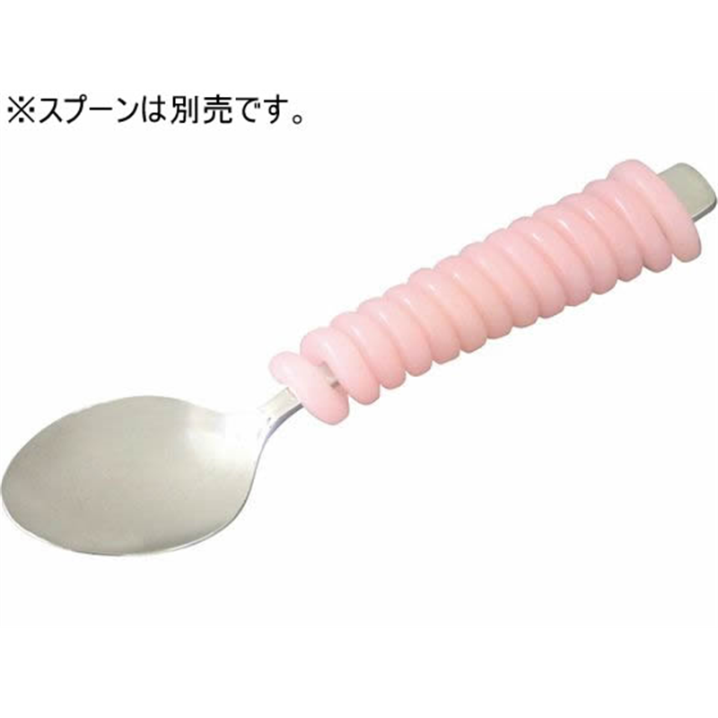 台和 くるくるシリコングリップ ピンク 1個（ご注文単位1個）【直送品】