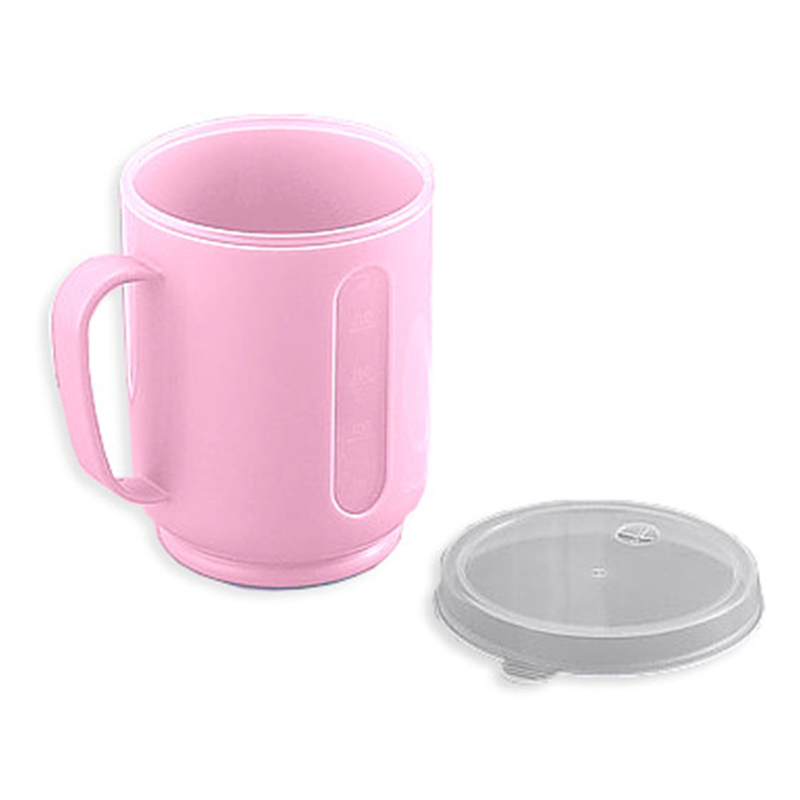 アズワン 窓付きメモリーコップ ピンク 1個（ご注文単位1個）【直送品】