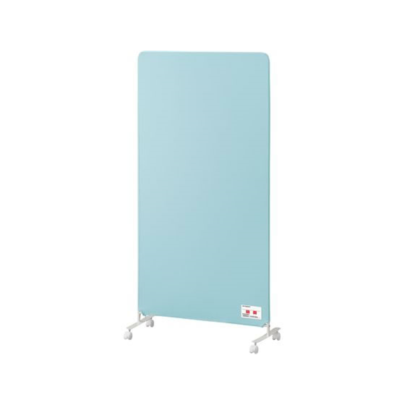 アイリスオーヤマ 防災・制菌加工スクリーン80cm ライトブルー SRK-1680KR 1台（ご注文単位1台）【直送品】