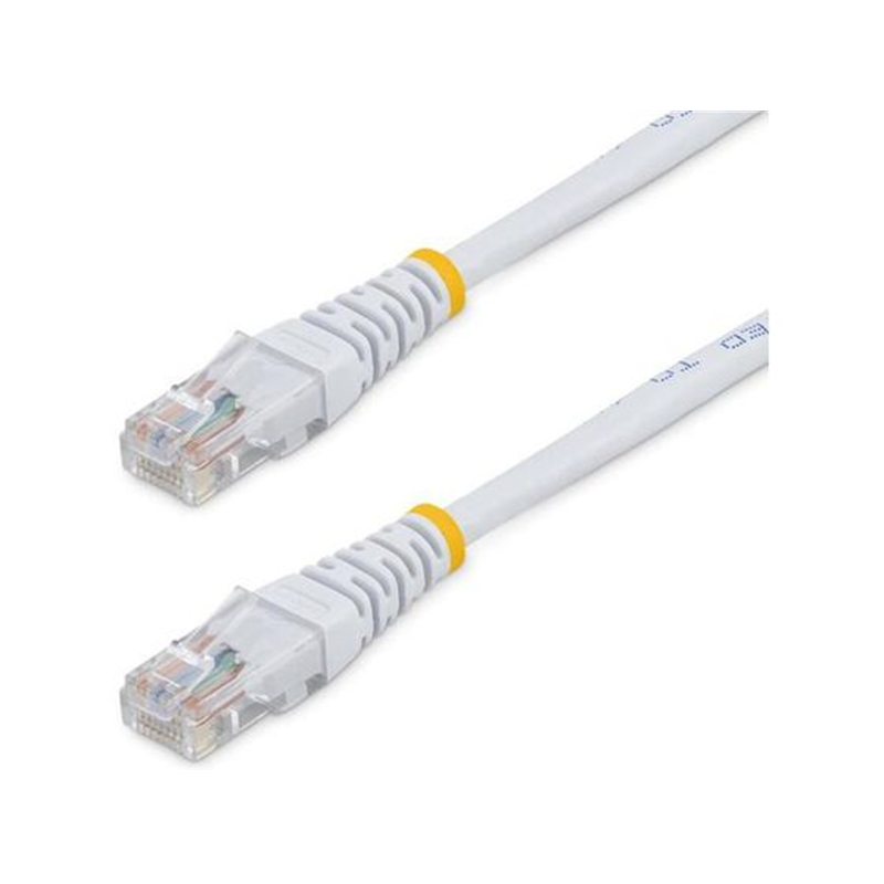 StarTech カテゴリ5e LANケーブル 30cm ホワイト RJ45コネクター 標準 1袋（ご注文単位1袋）【直送品】