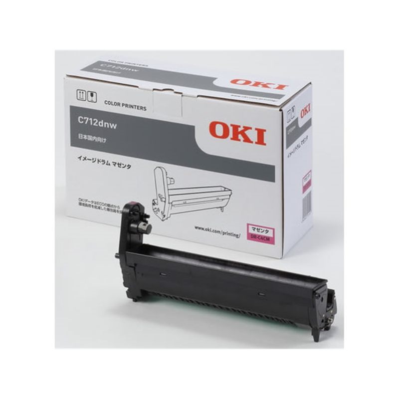 ＯＫＩ イメージドラム マゼンタ DR-C4CM 1本（ご注文単位1本）【直送品】