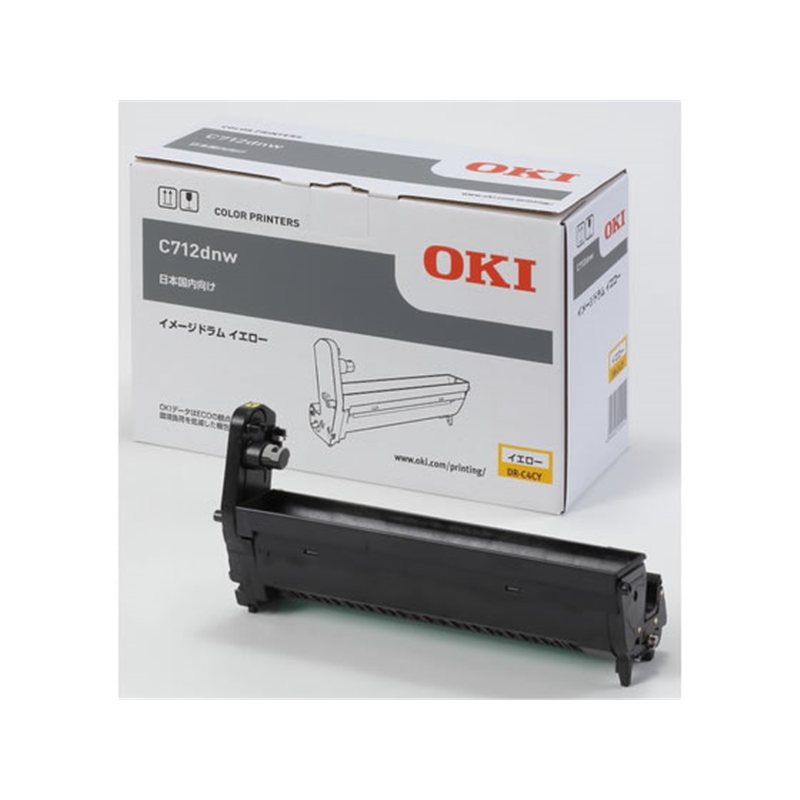 ＯＫＩ イメージドラム イエロー DR-C4CY 1本（ご注文単位1本）【直送品】