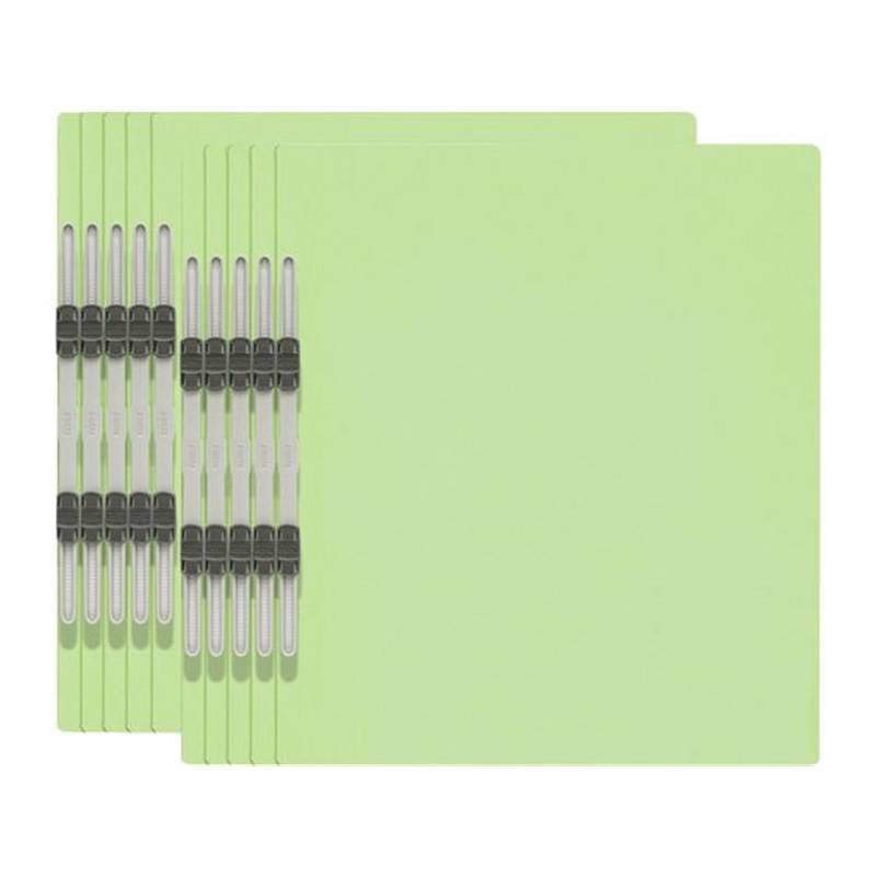 プラス エコノミーフラットファイル A4-S グリーン 10冊 NO.021E／79-3 1パック（ご注文単位1パック）【直送品】