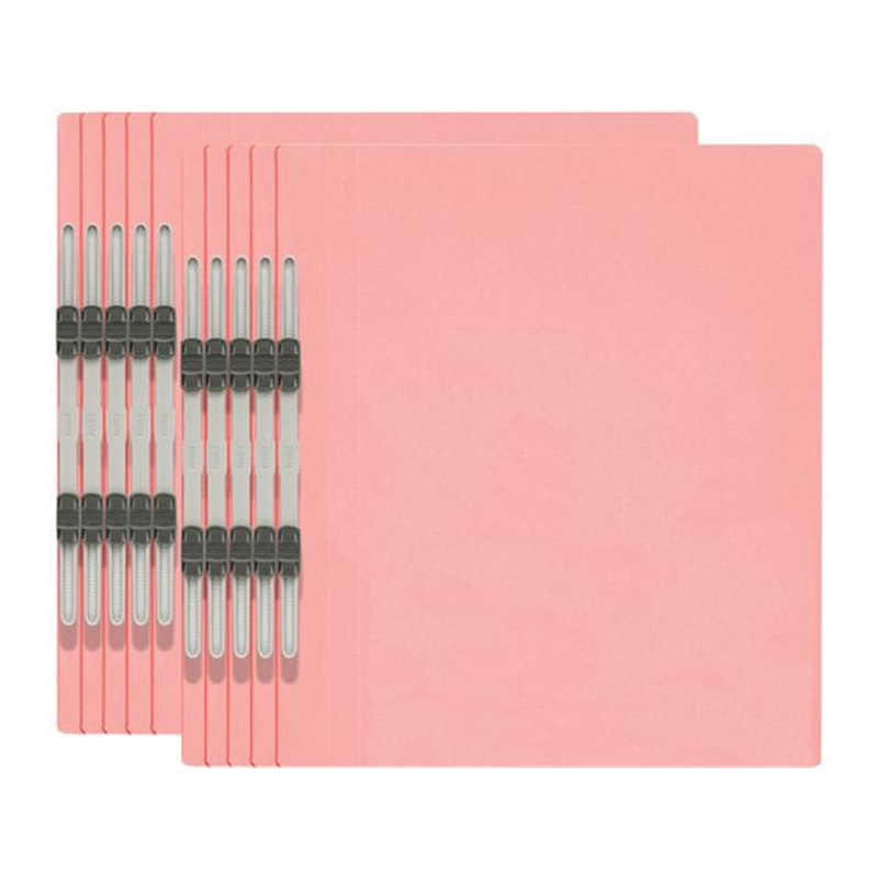 プラス エコノミーフラットファイル A4-S ピンク 10冊 NO.021E／79-35 1パック（ご注文単位1パック）【直送品】