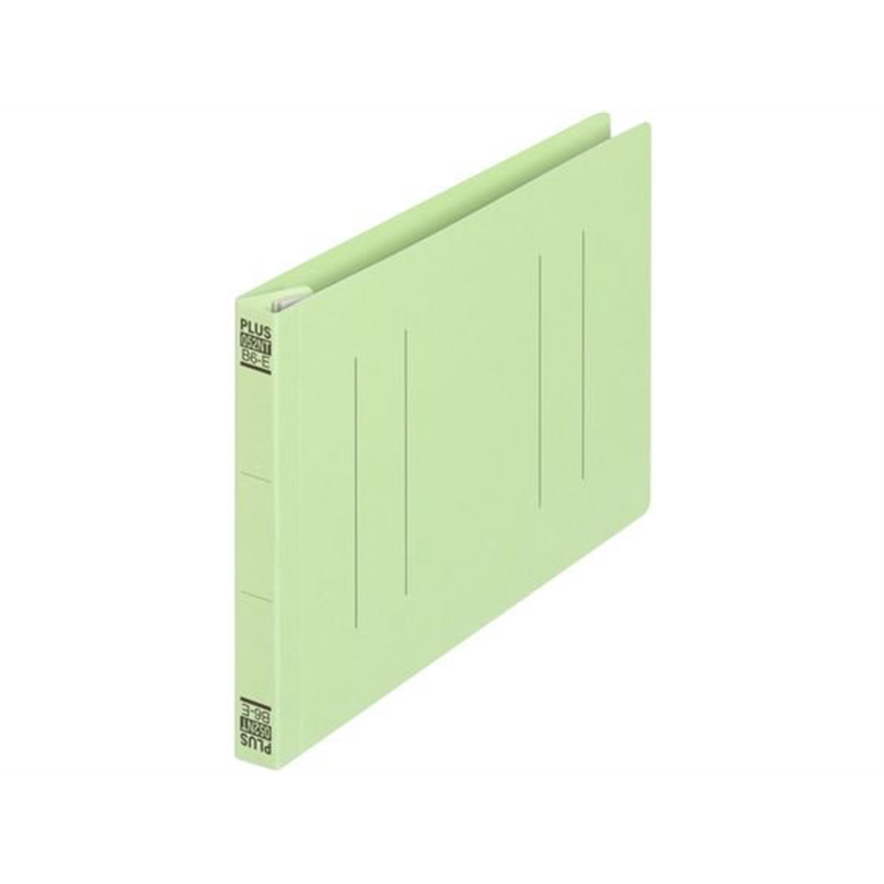 プラス フラットファイル 縦罫線タイプ B6E グリーン NO.052NT／98- 1冊（ご注文単位1冊）【直送品】