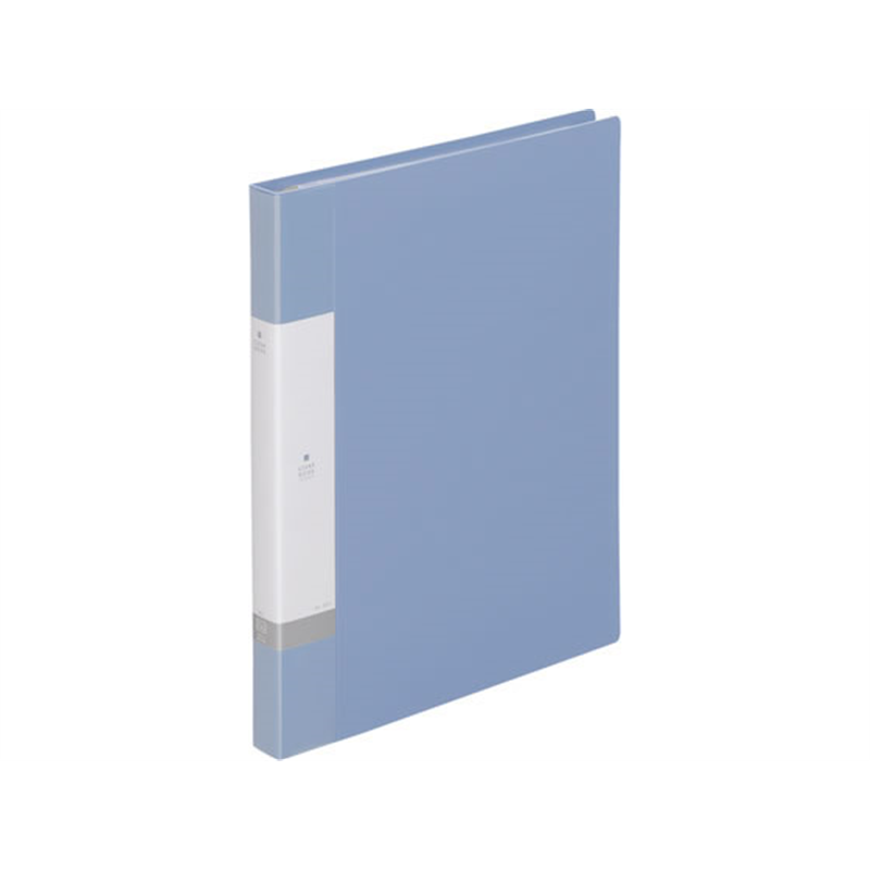 リヒトラブ リクエスト クリヤーブック差替式A4 30穴 背幅25mm 水 G 1冊（ご注文単位1冊）【直送品】