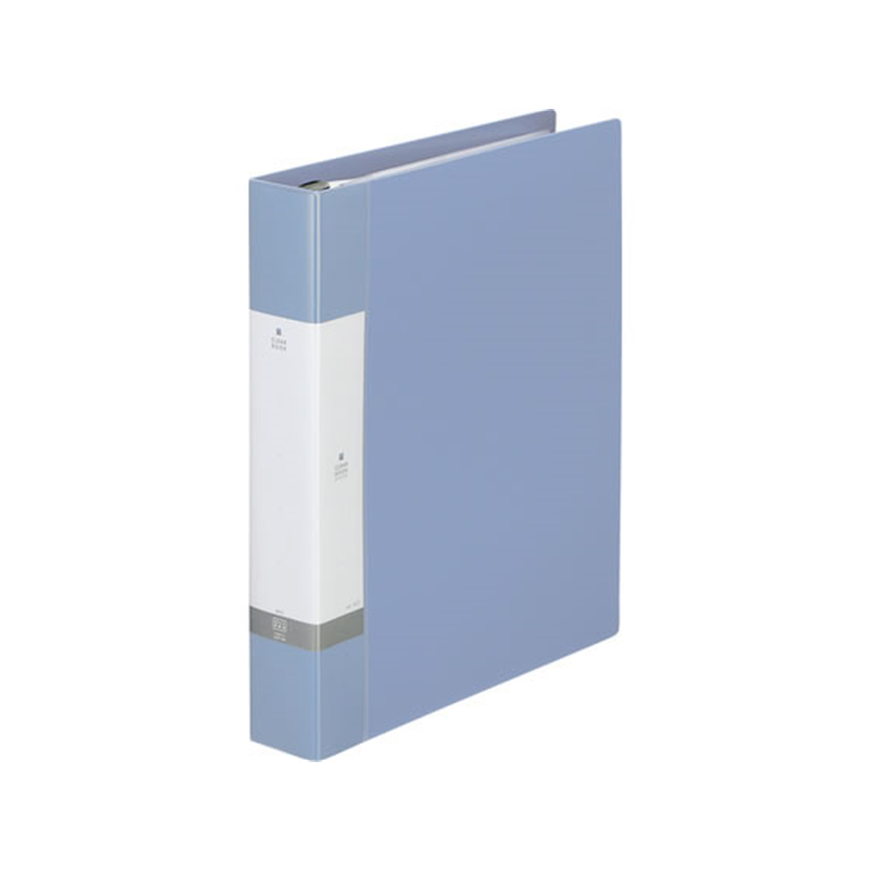 リヒトラブ リクエスト クリヤーブック差替式A4 30穴 背幅50mm 水 G 1冊（ご注文単位1冊）【直送品】