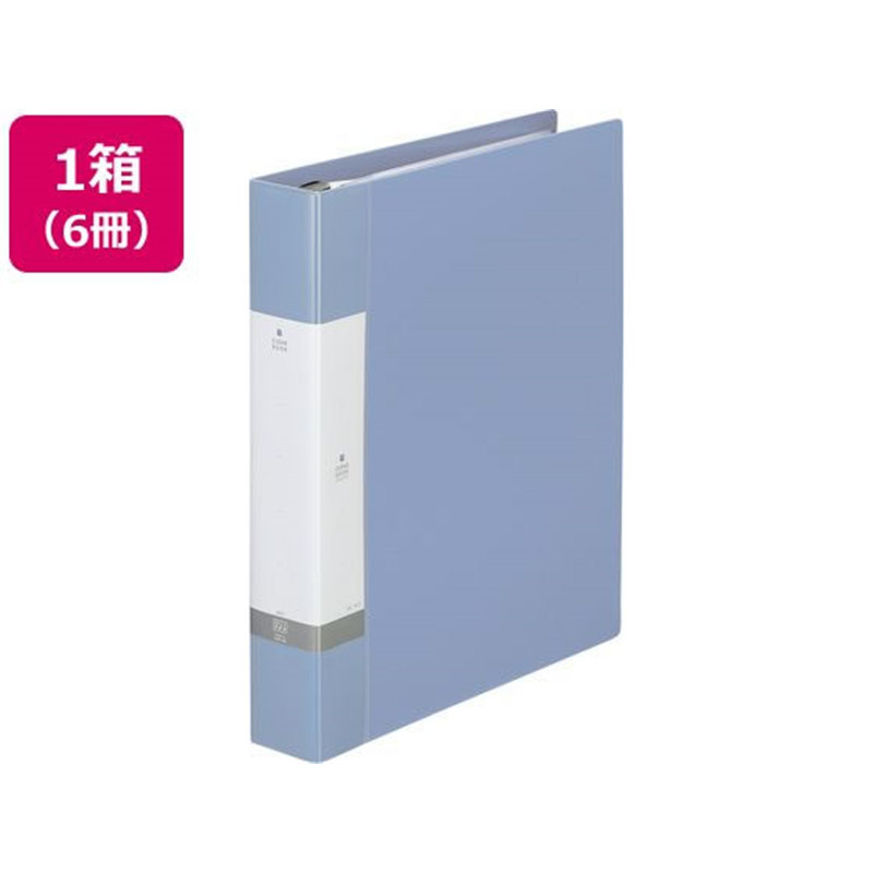 リヒトラブ リクエスト クリヤーブック差替式A4 30穴 背幅50mm 水 6 1箱（ご注文単位1箱）【直送品】