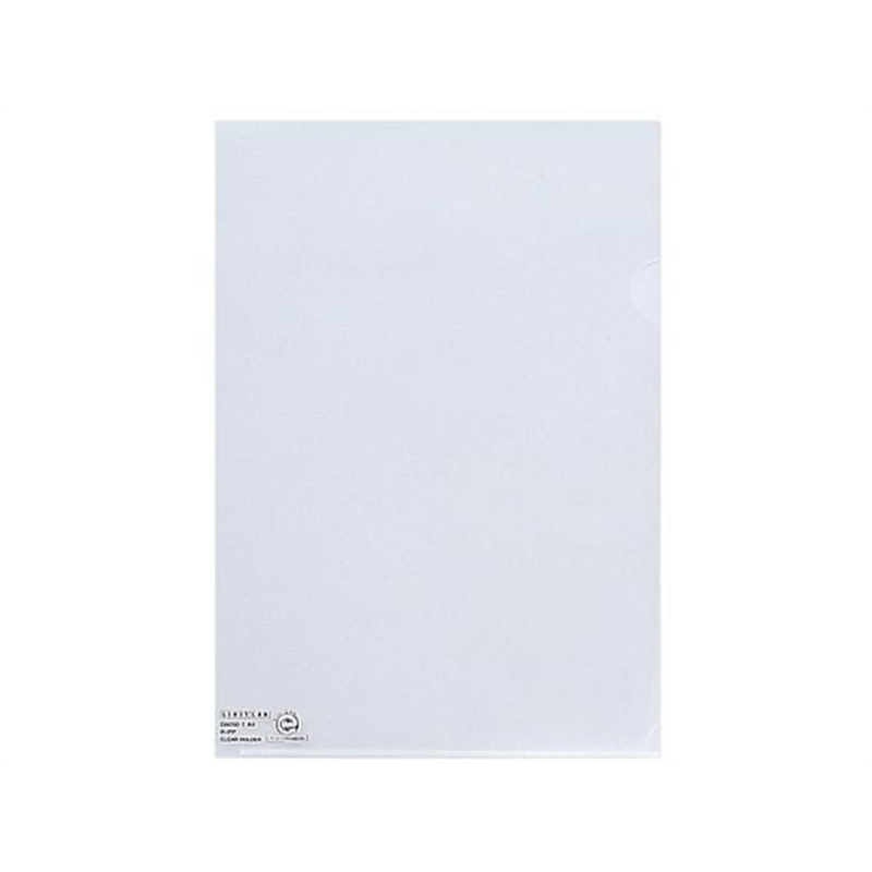 リヒトラブ リクエスト クリヤーホルダー A4 乳白 50枚パック G6051-1 1組（ご注文単位1組）【直送品】