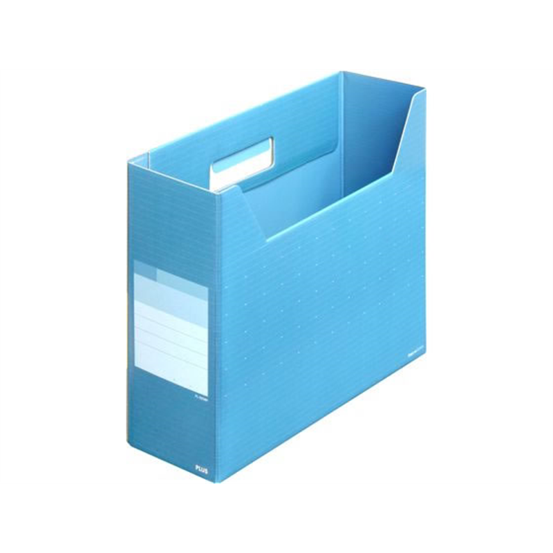 プラス デジャヴカラーズ ボックスファイル レギュラー スカイブルー FL-02 1冊（ご注文単位1冊）【直送品】