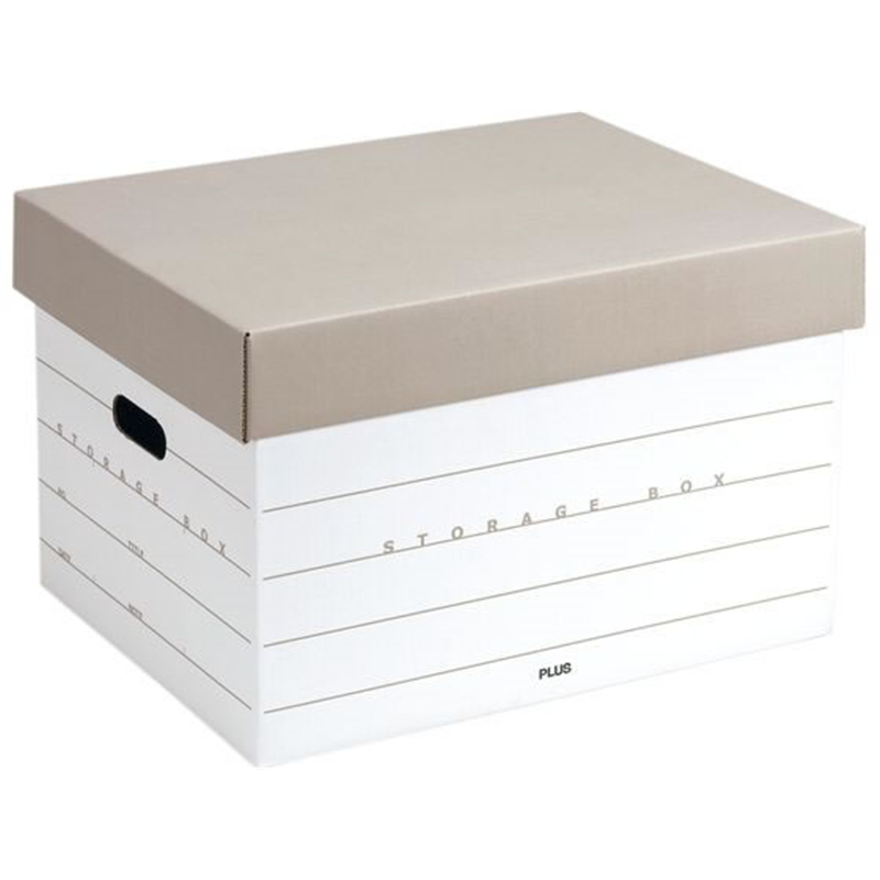 プラス ストレージボックス グレー DN-245／40-044 1個（ご注文単位1個）【直送品】