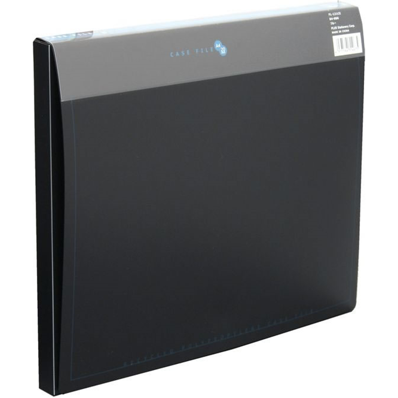 プラス ケースファイル A4 ブルー FL-131CE／84-086 1冊（ご注文単位1冊）【直送品】