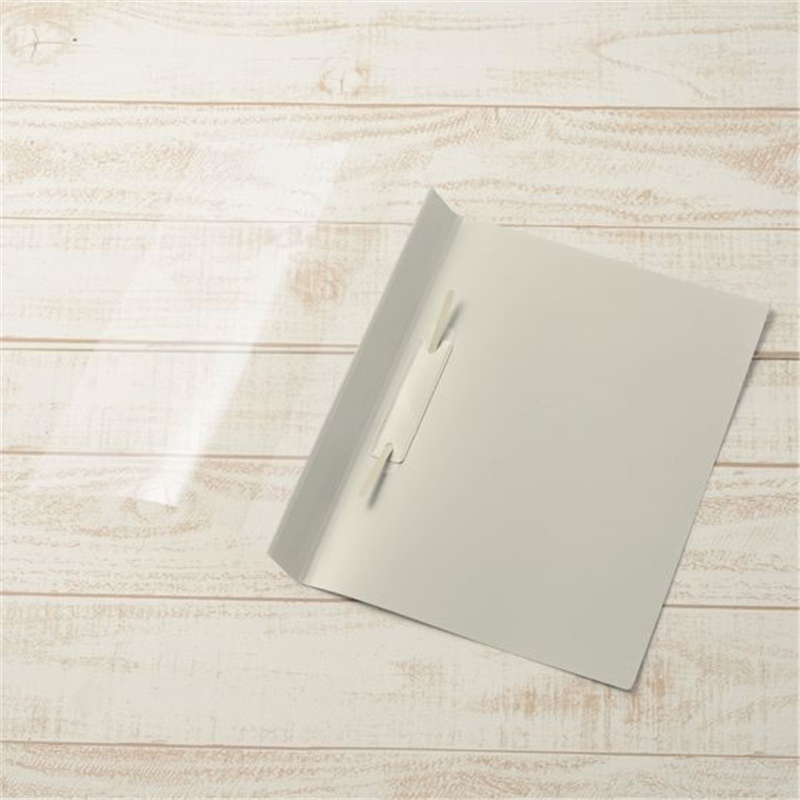 プラス P.P.レポートファイル A4 ライトグレー FL-101RT／82-002 1冊（ご注文単位1冊）【直送品】