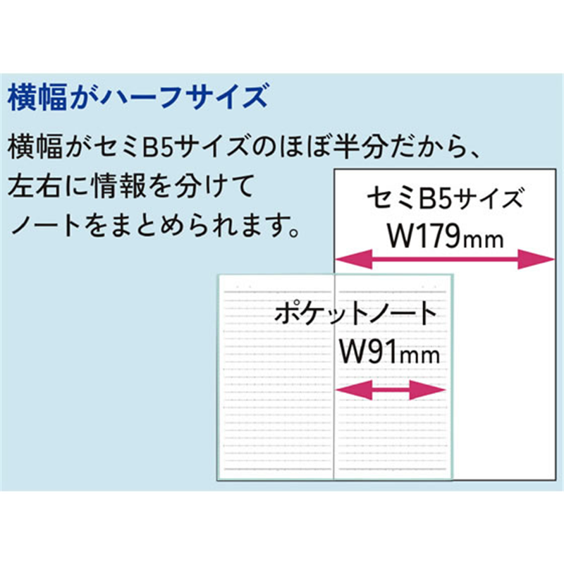 コクヨ キャンパス スキマ時間ポケットノート ドット罫 黒 40枚 ノ-PN291B 1冊（ご注文単位1冊）【直送品】