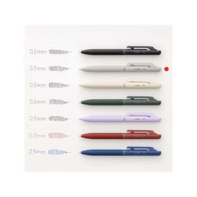 ぺんてる Calme カルム 0.5mm グレー軸 黒 BXA105N-A 1本（ご注文単位1本）【直送品】