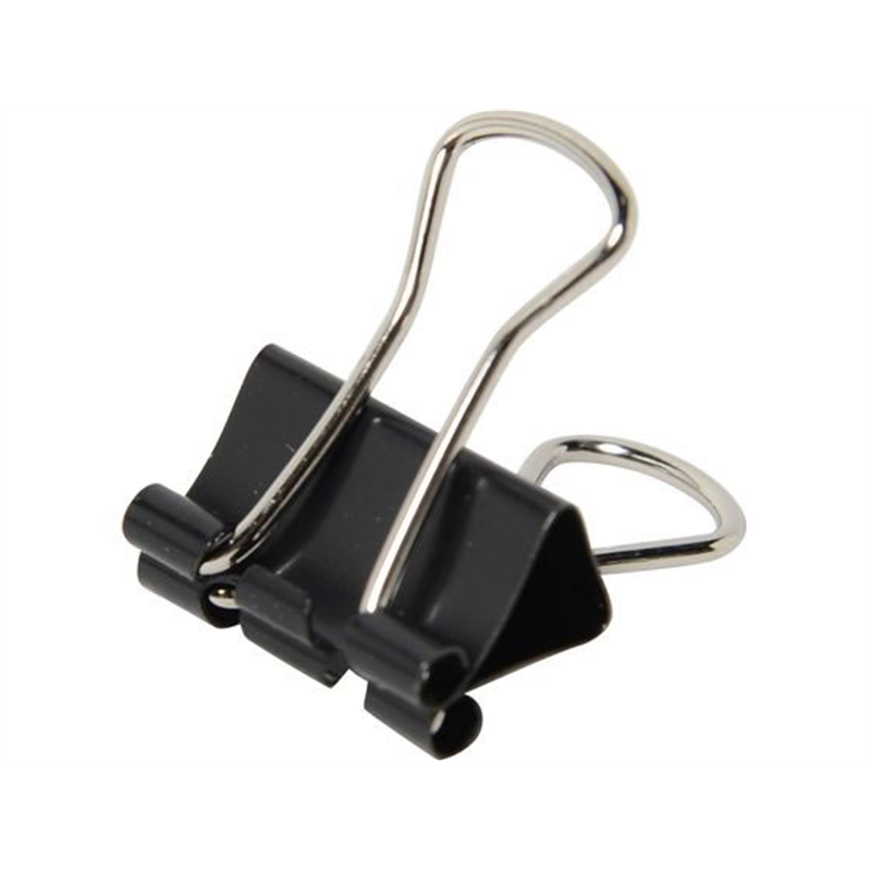 プラス ダブルクリップ 箱入 豆 黒 10個入 CP-106／35-443 1箱（ご注文単位1箱）【直送品】