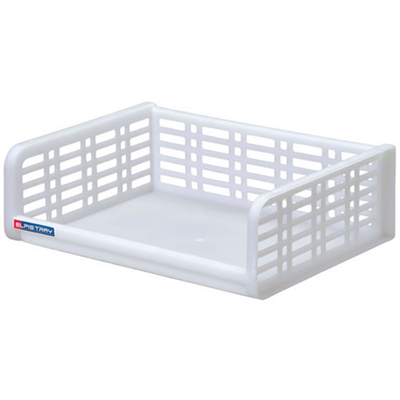 サンコープラスチック エルピス トレー AW ホワイト 1個（ご注文単位1個）【直送品】