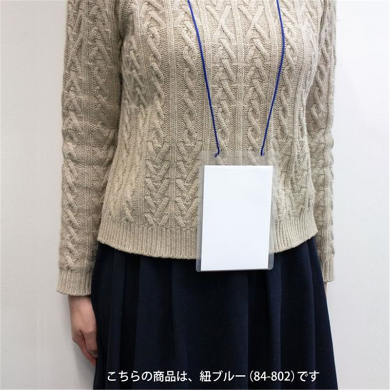 プラス ネームタッグ 吊下げイベント用 はがきサイズ 紐レッド 50 1パック（ご注文単位1パック）【直送品】