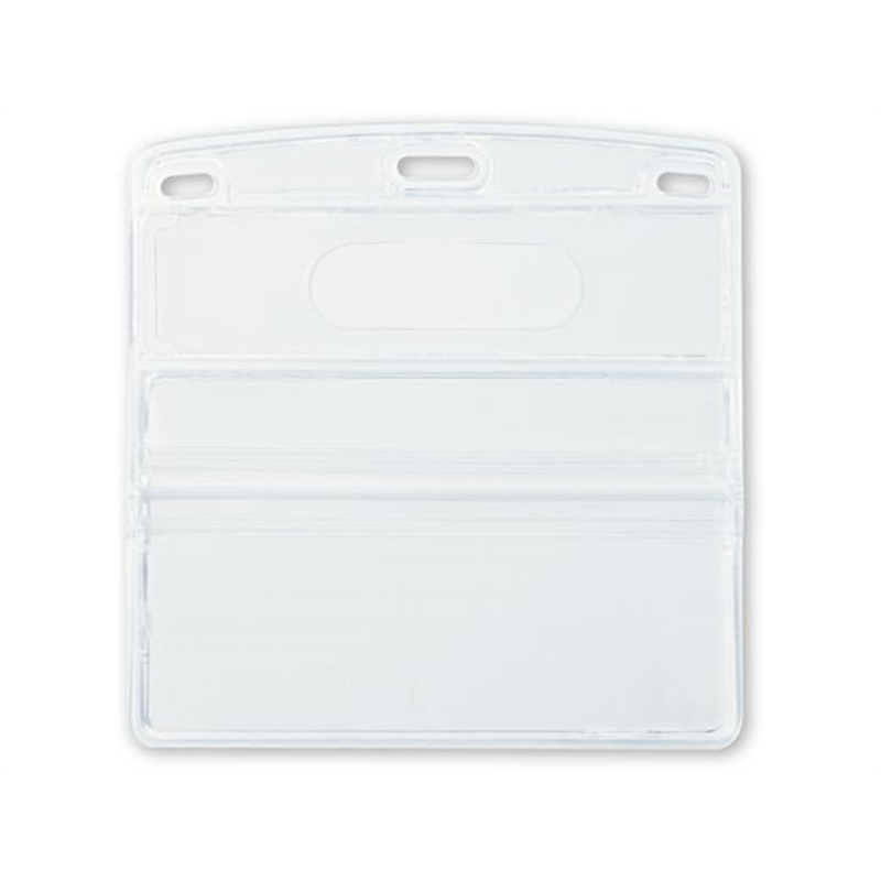 オープン工業 名札用ケースソフト ヨコ 名刺見出し付 10枚入 NX 1袋（ご注文単位1袋）【直送品】