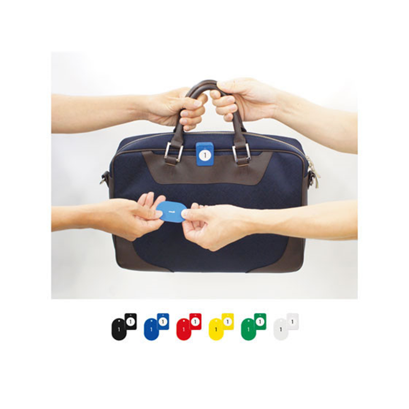 オープン工業 クロークチケット 1～20 黒 20枚 BF-150-BK 1箱（ご注文単位1箱）【直送品】