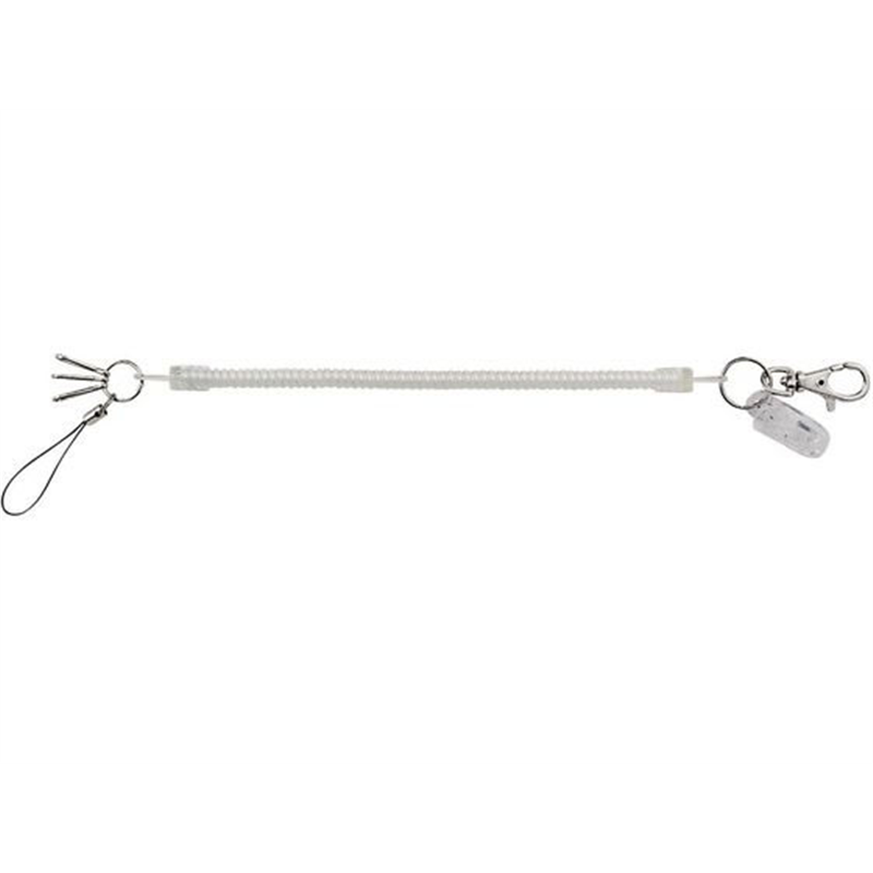 クツワ キーチェーン 80cm クリア KM008CL 1個（ご注文単位1個）【直送品】