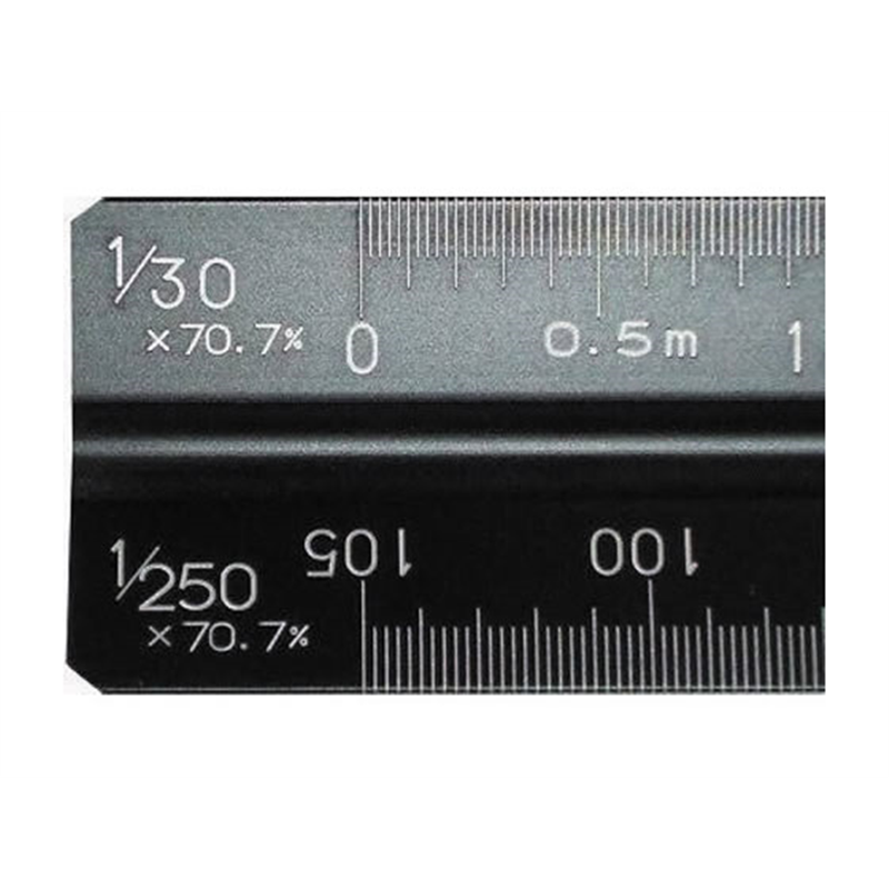 タケダ 三角スケール A列 コピー用 コピスケ 15cm 27-0780 1本（ご注文単位1本）【直送品】