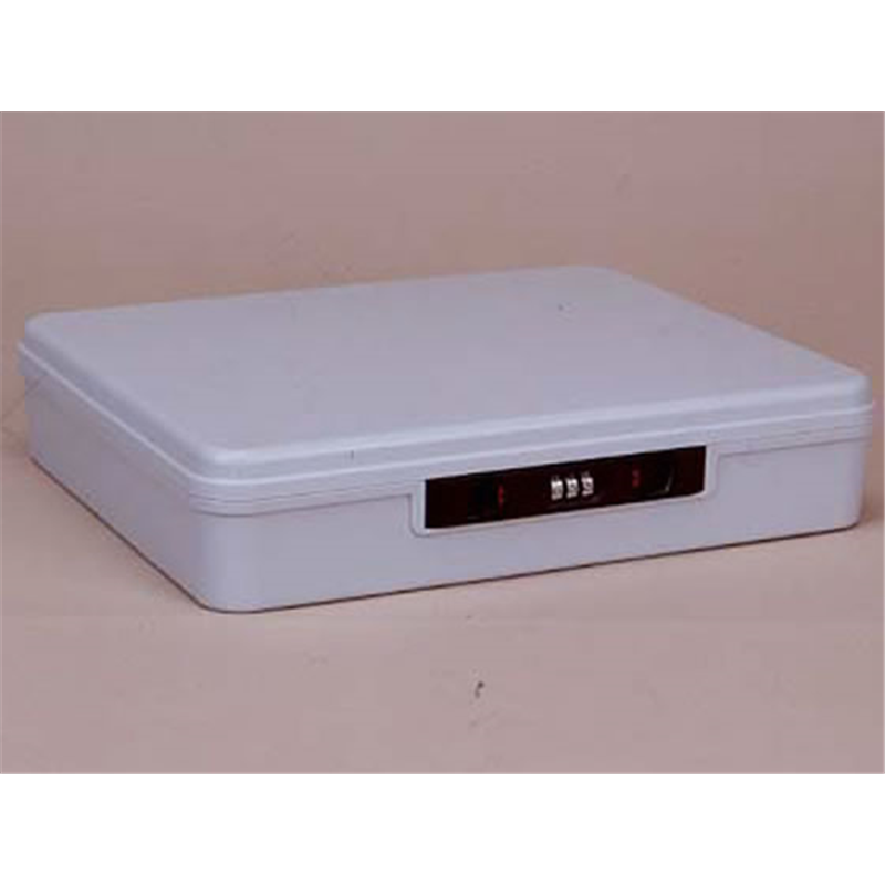 アイリスオーヤマ ダイヤルロック式小物BOX 335×285×72 グレー 1台（ご注文単位1台）【直送品】