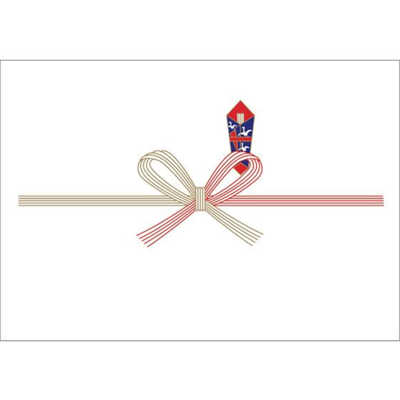 ササガワ のし紙 祝 花結 豆判5号 (京) 100枚 2-15 1冊（ご注文単位1冊）【直送品】